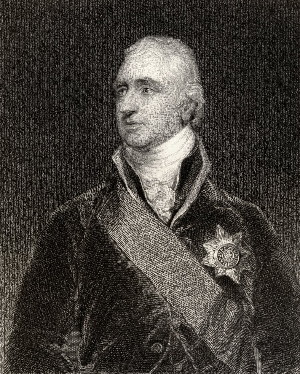 Charles Whitworth, 1. Earl Whitworth, graveret af Henry Robinson (fl.1827-72), fra 