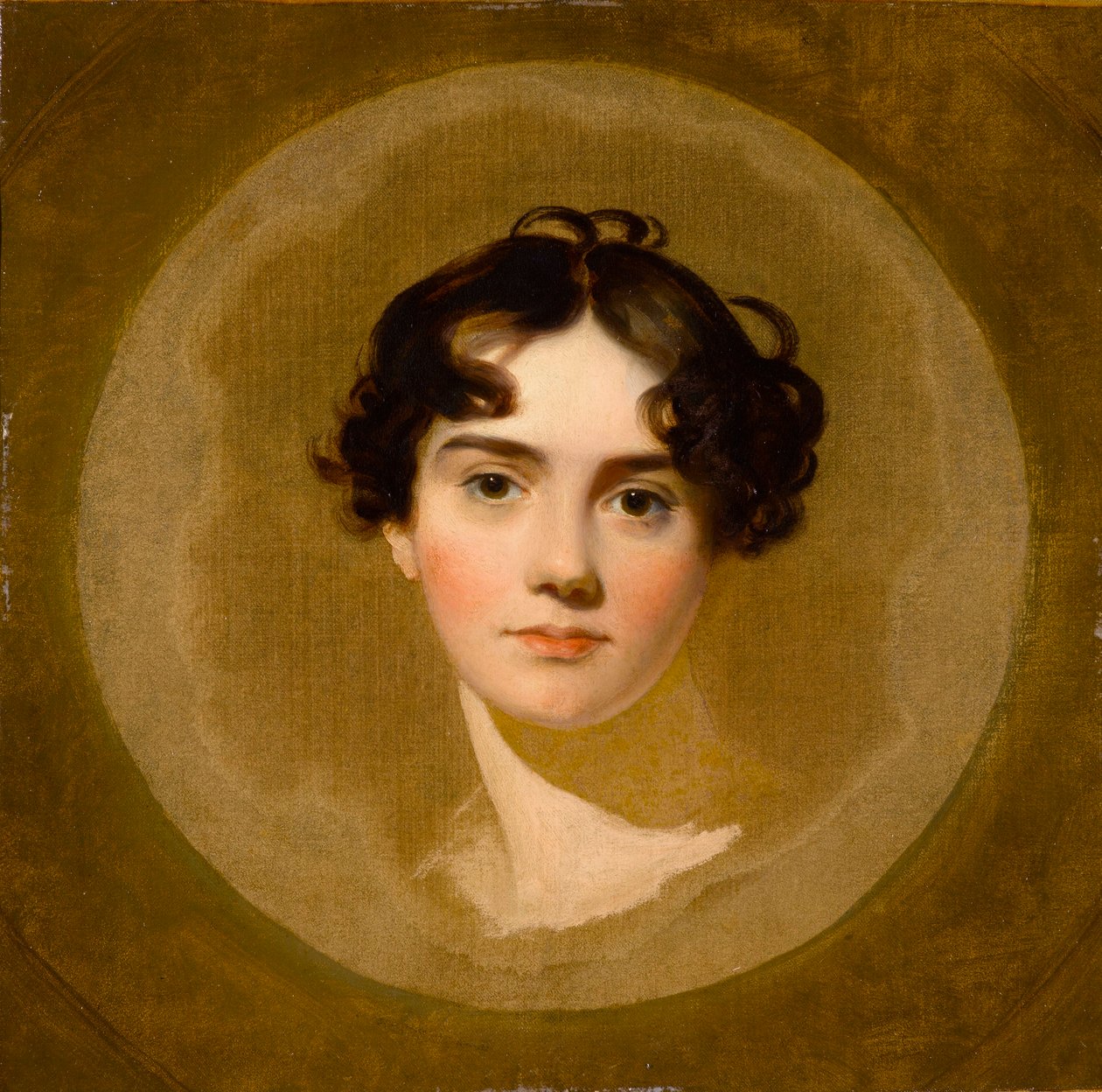 Head of a Girl, slutningen af det 18.-begyndelsen af det 19. århundrede (olie på lærred) af Thomas Lawrence