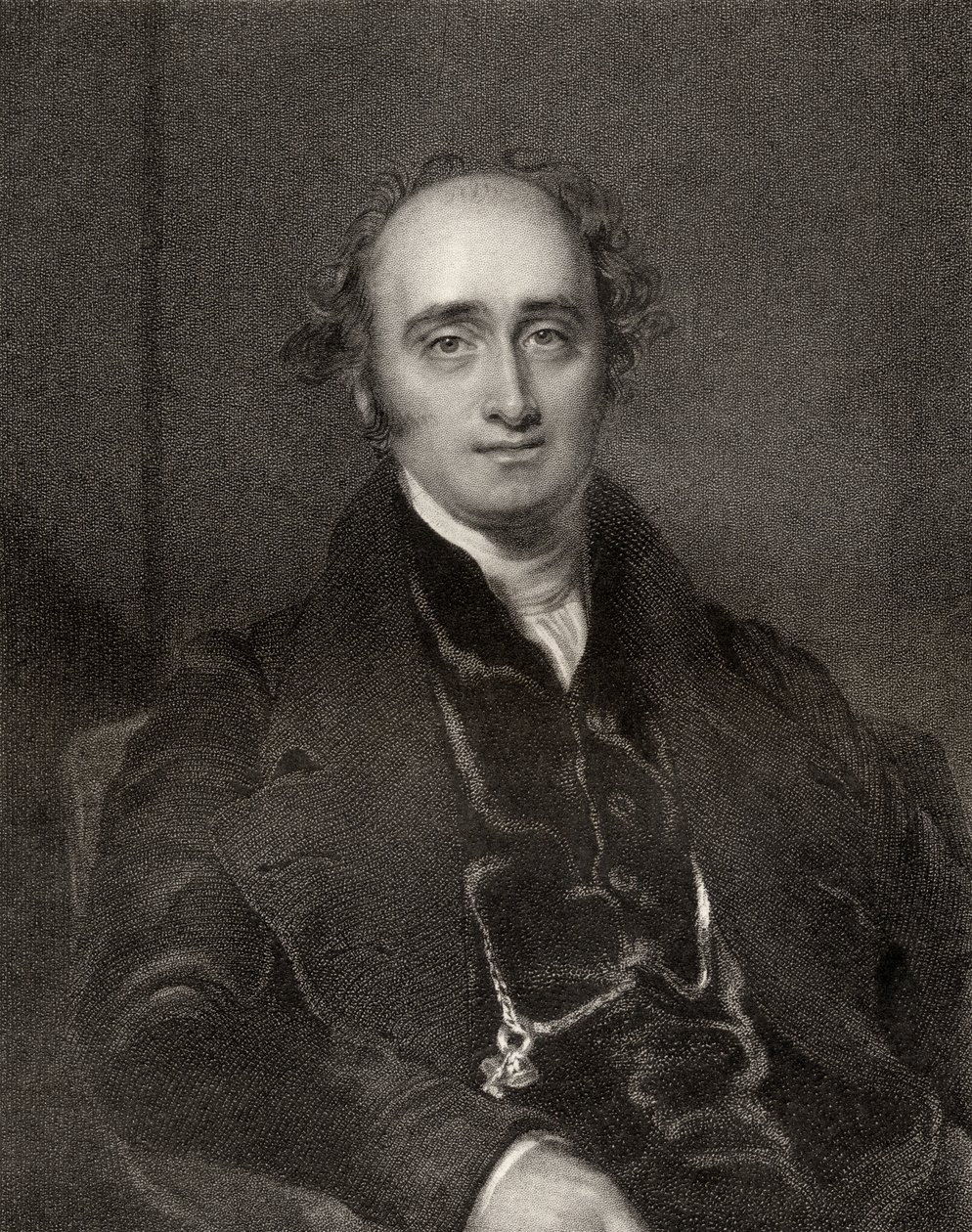 John Wilson Croker, graveret af T.H. Parry, fra "National Portrait Gallery, volume III", udgivet ca. 1835 (litografi) af Thomas Lawrence