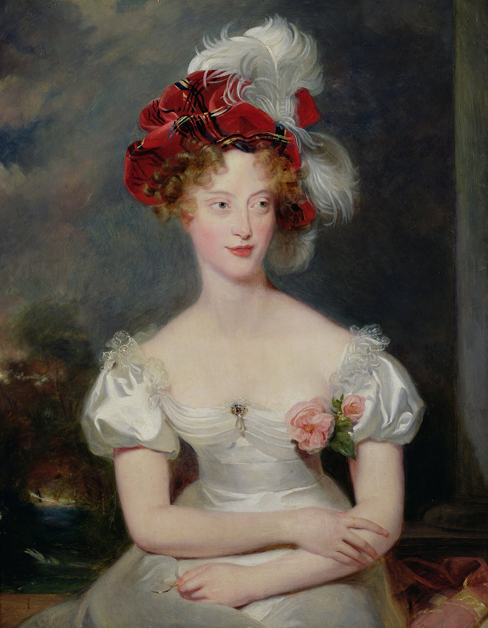 The Duchesse de Berry (1798-1870) ca. 1825 (olie på lærred) af Thomas Lawrence