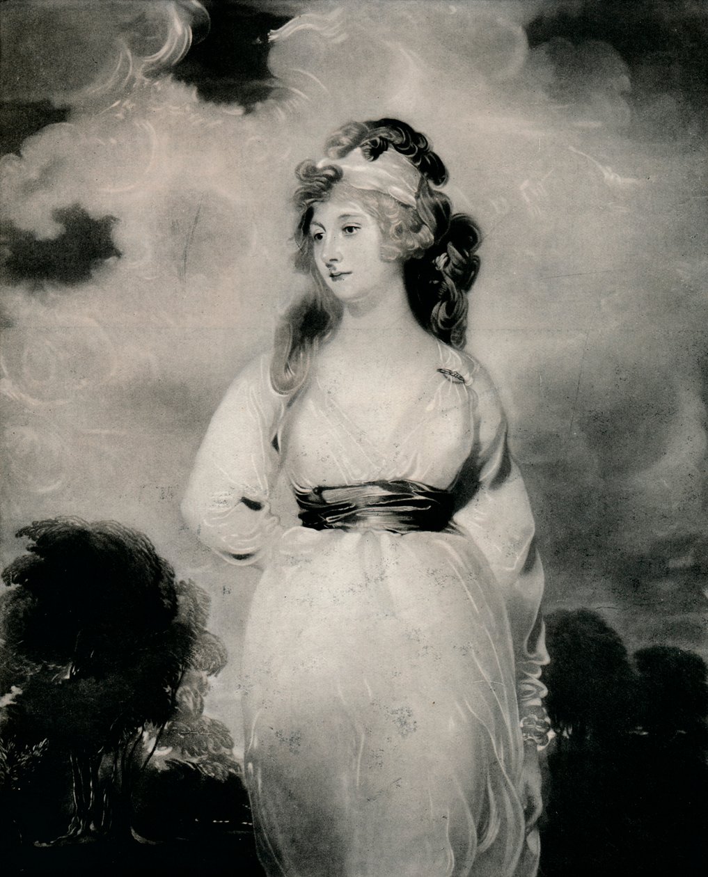 Lady Amelia Anne Hobart, Vicountess Castlereagh, Marchionesse of Londonderry, c1800, 1 af Thomas Lawrence