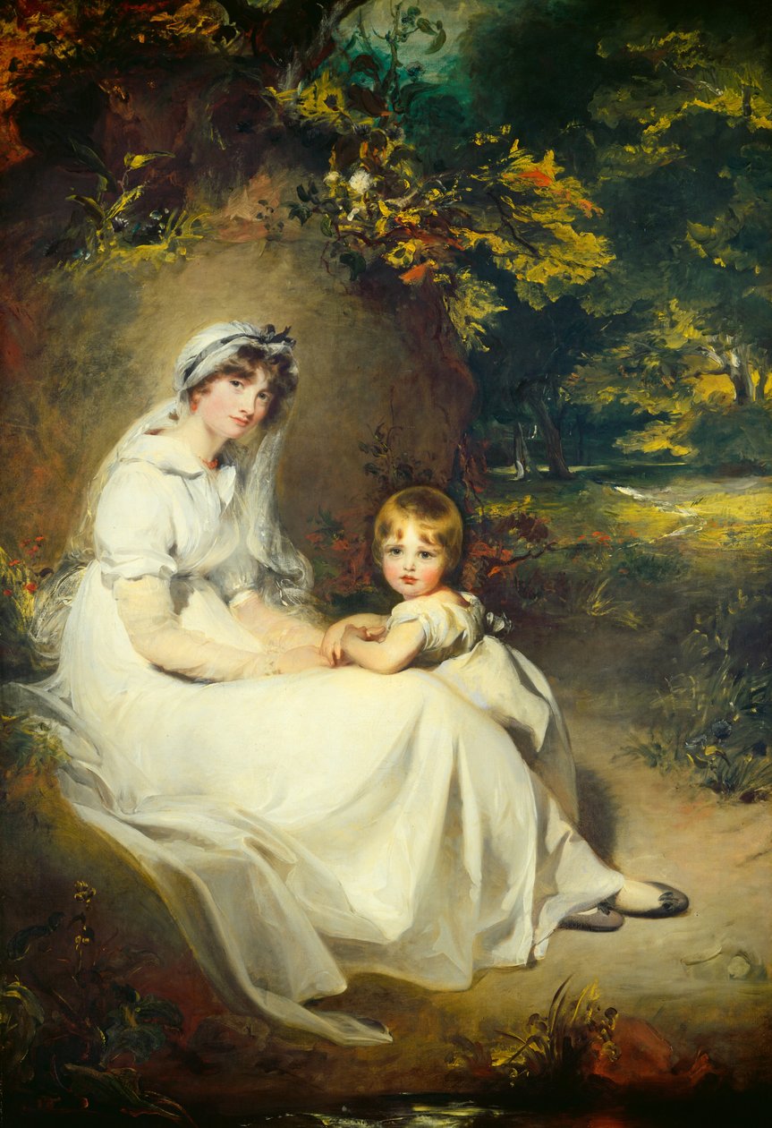 Lady Mary Templetown og hendes ældste søn, 1802. af Thomas Lawrence