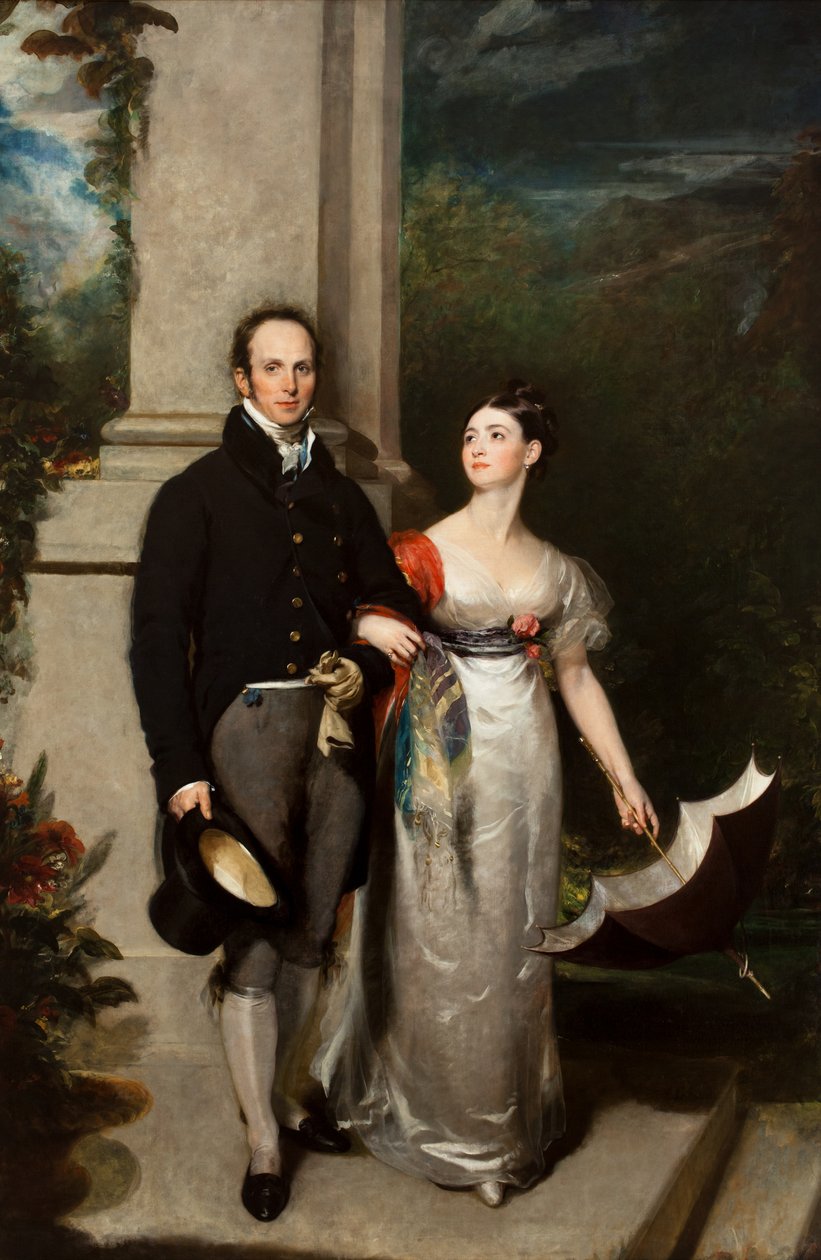 Hr. og fru James Dunlop, ca. 1825 (olie på lærred) af Thomas Lawrence