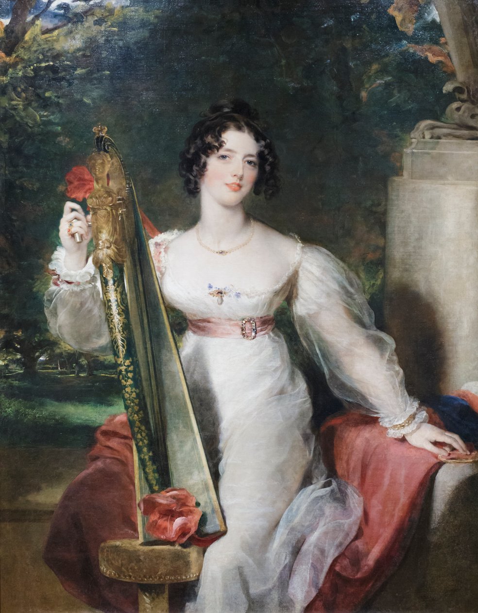 Portræt af Lady Elizabeth Conyngham (1769-1861) (olie på lærred) af Thomas Lawrence