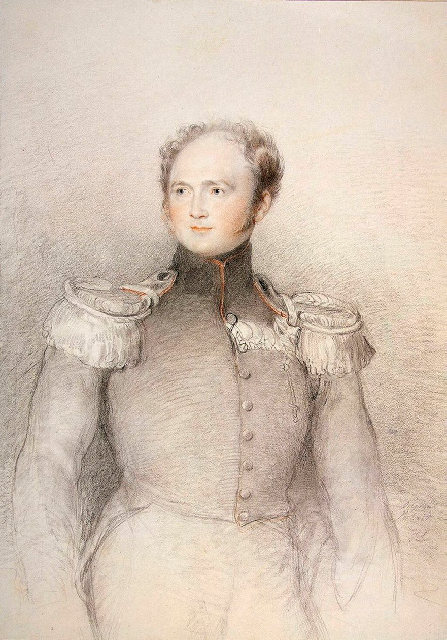 Portræt af kejser Alexander I 1777-1825, 1818. af Thomas Lawrence