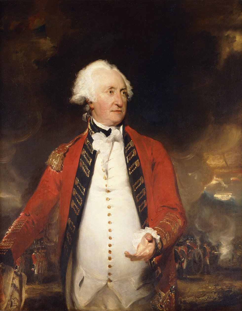 Portræt af general James Pattison af Thomas Lawrence