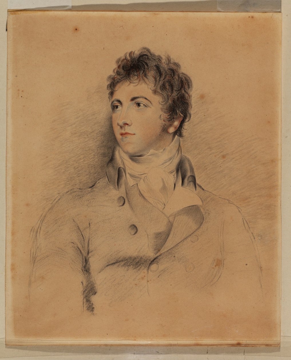 Portræt af Isaac Cuthbert (blyant på papir) af Thomas Lawrence
