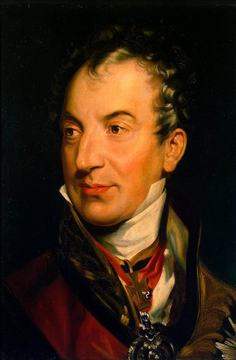 Portræt af Klemens Wenzel, Prins von Metternich