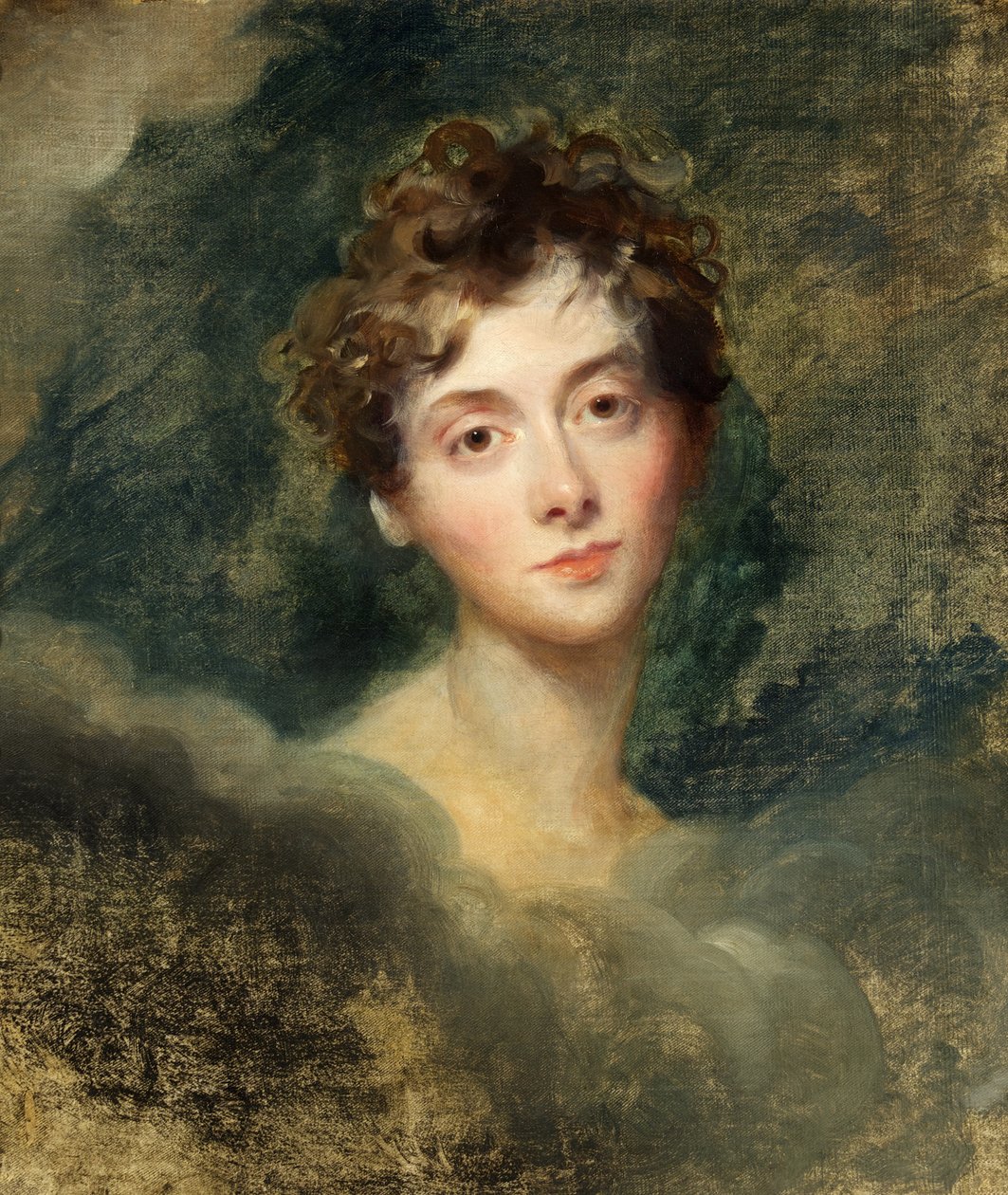Portræt af Lady Caroline Lamb (1785-1828) ca. 1827 (olie på lærred) af Thomas Lawrence
