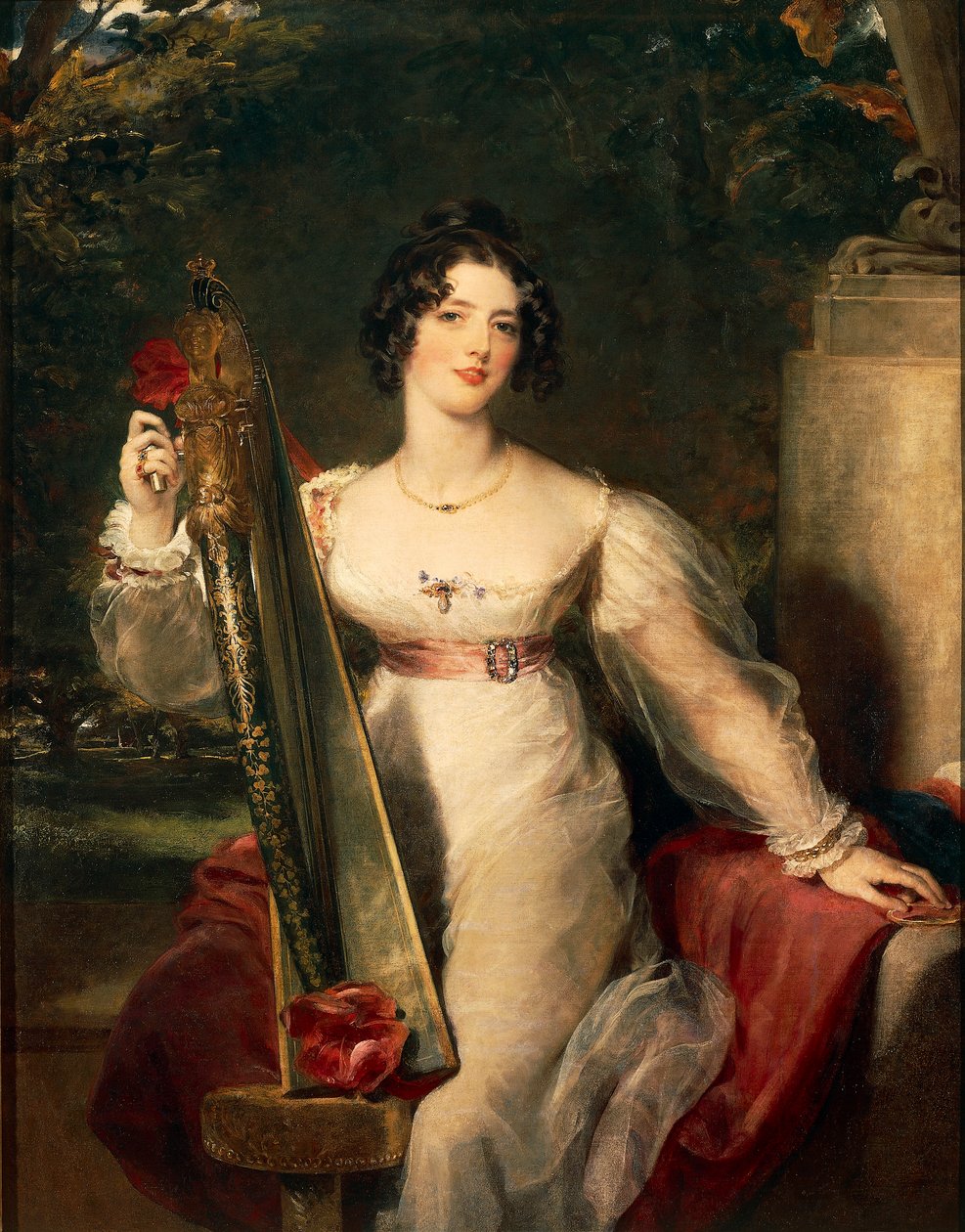 Portræt af Lady Elizabeth Conyngham, af Sir Thomas Lawrence (1769-1830) af Thomas Lawrence