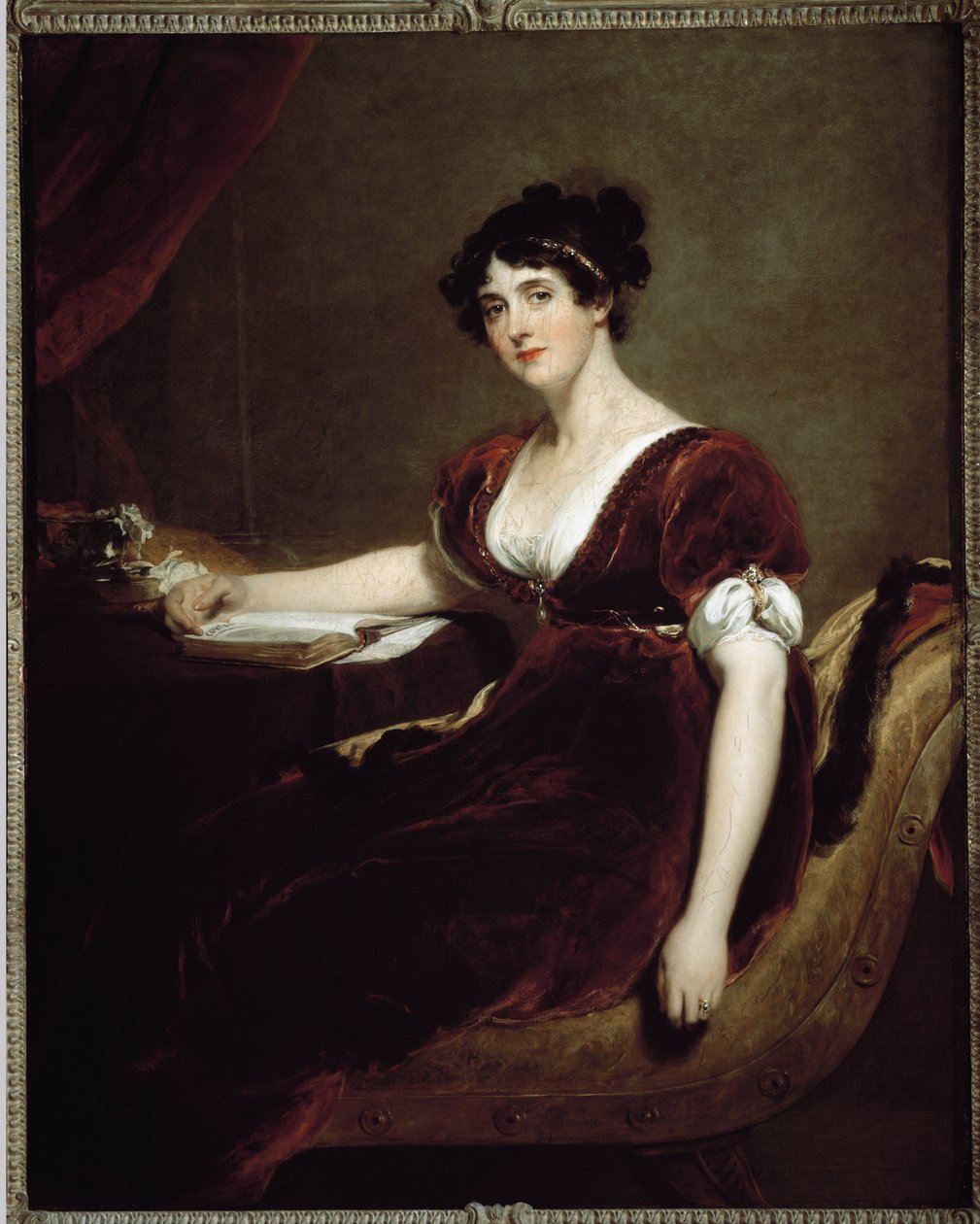 Portræt af Madame Isaac Cuthbert (olie på lærred af Thomas Lawrence
