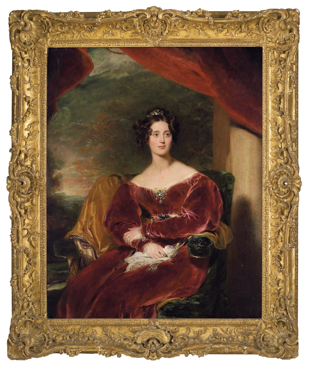 Portræt af Mary, grevinde af Wilton, 1829 af Thomas Lawrence