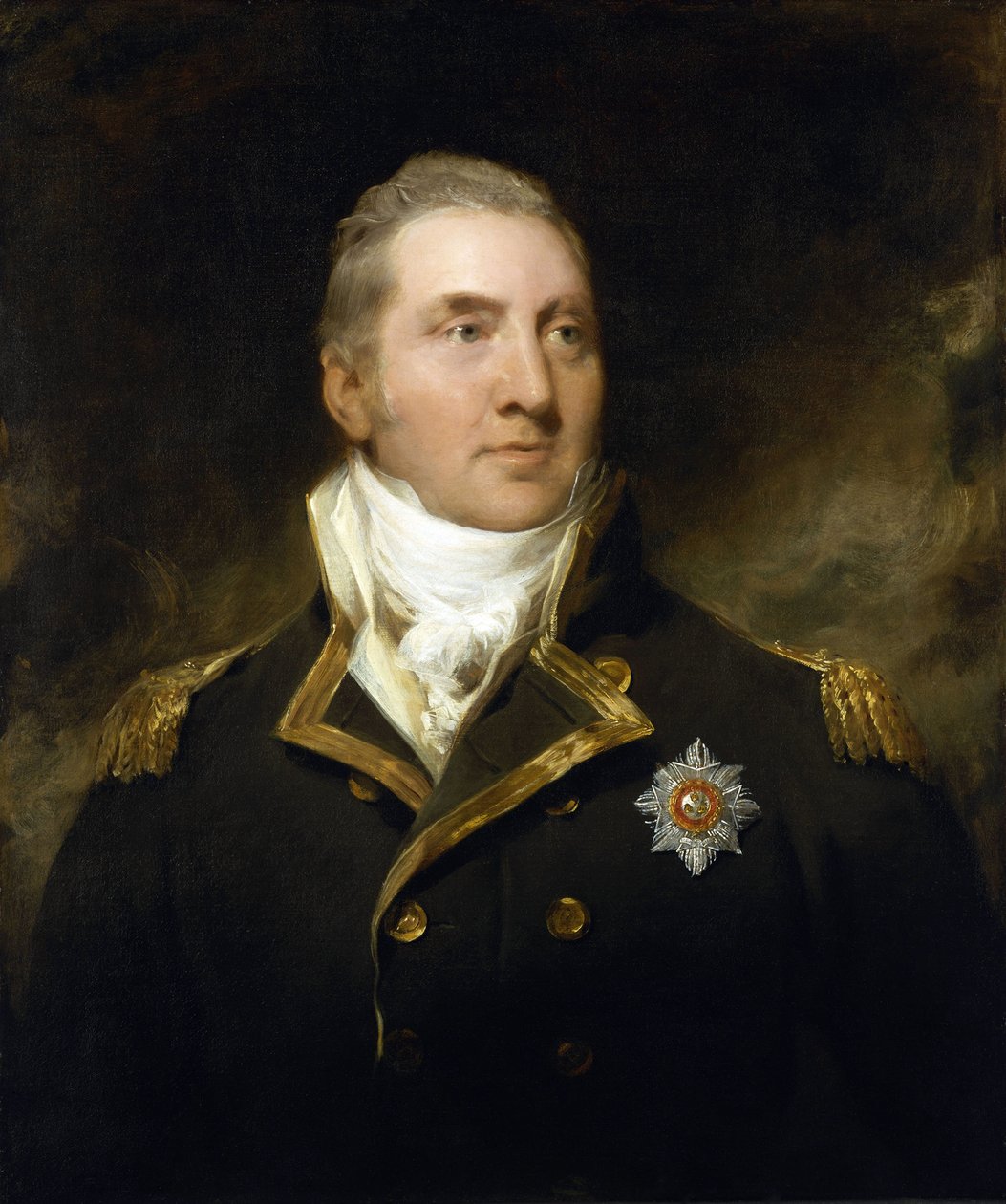 Portræt af Sir Edward Pellew, Lord af Exmouth af Thomas Lawrence