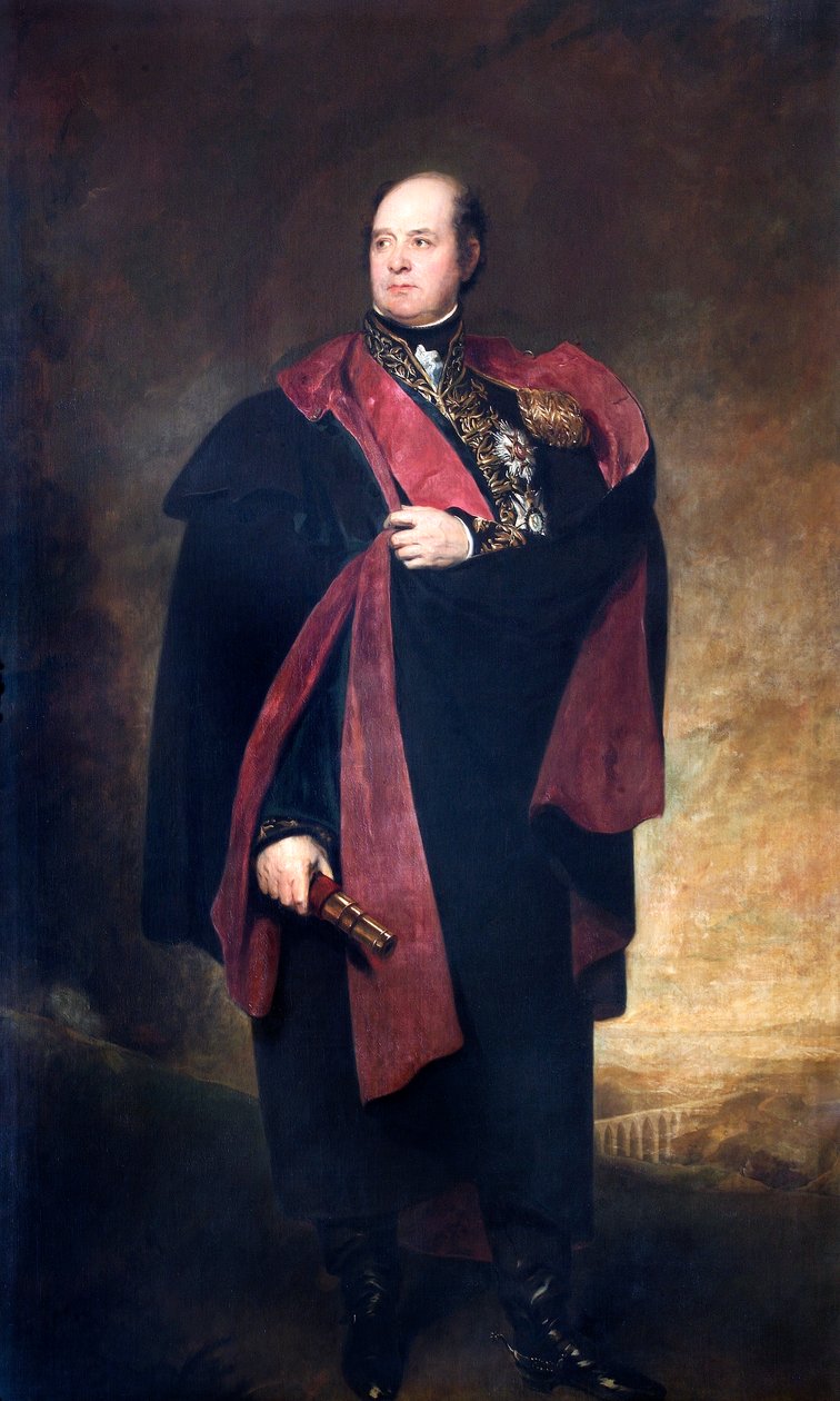 Portræt af William Carr Beresford, 1. Viscount Beresford, britisk soldat, c1818 af Thomas Lawrence