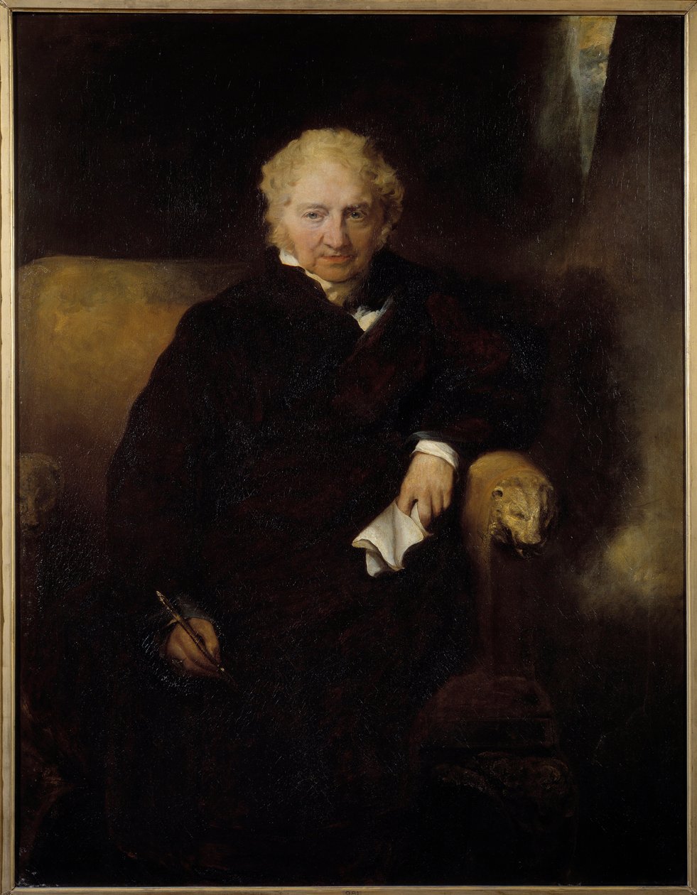 Portræt af maleren Henri Fussli (eller Fuseli) (1741-1825) Maleri af Sir Thomas Lawrence (1769-1830) 1800-tallet søn. 1042x1,09 m Bayonne, Musee Bonnat af Thomas Lawrence