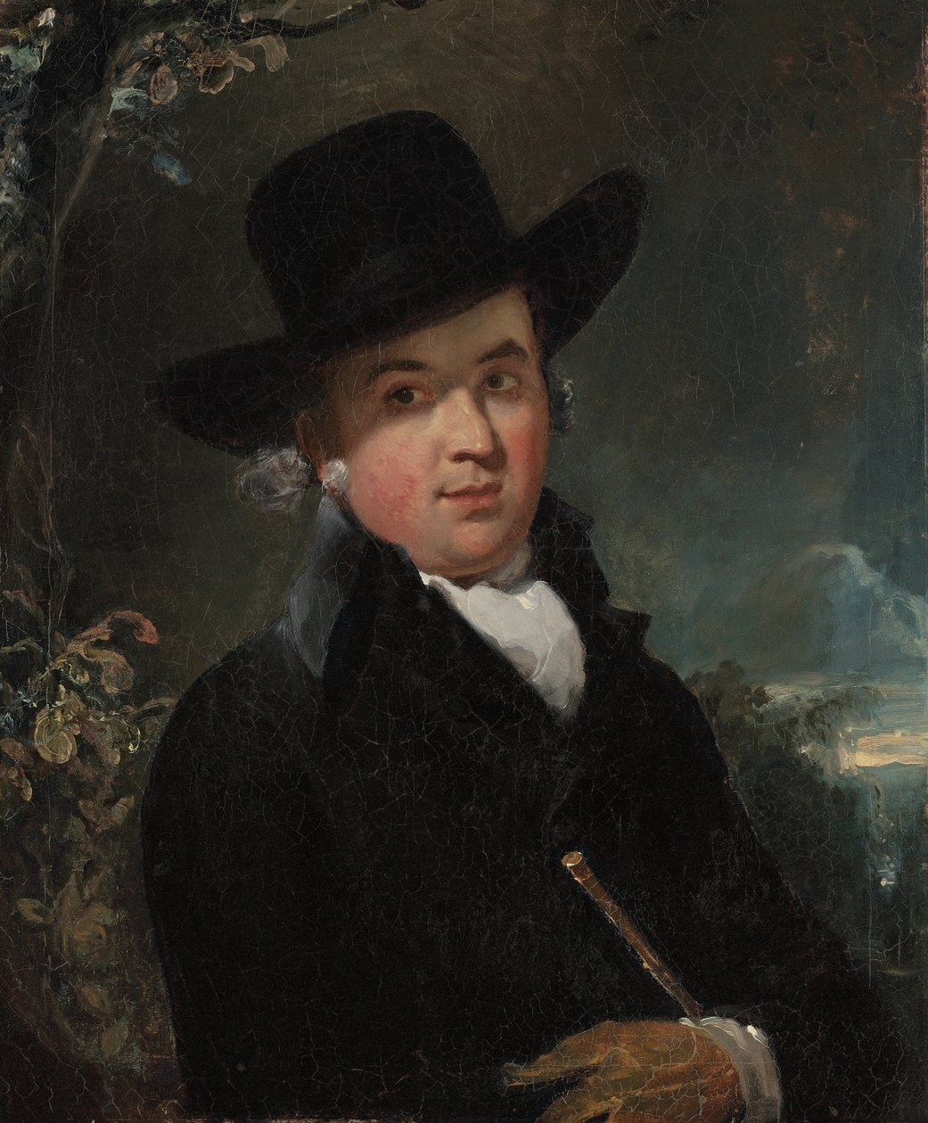 Portræt af pastor Andrew Lawrence, ca. 1769-1821 (olie på lærred) af Thomas Lawrence