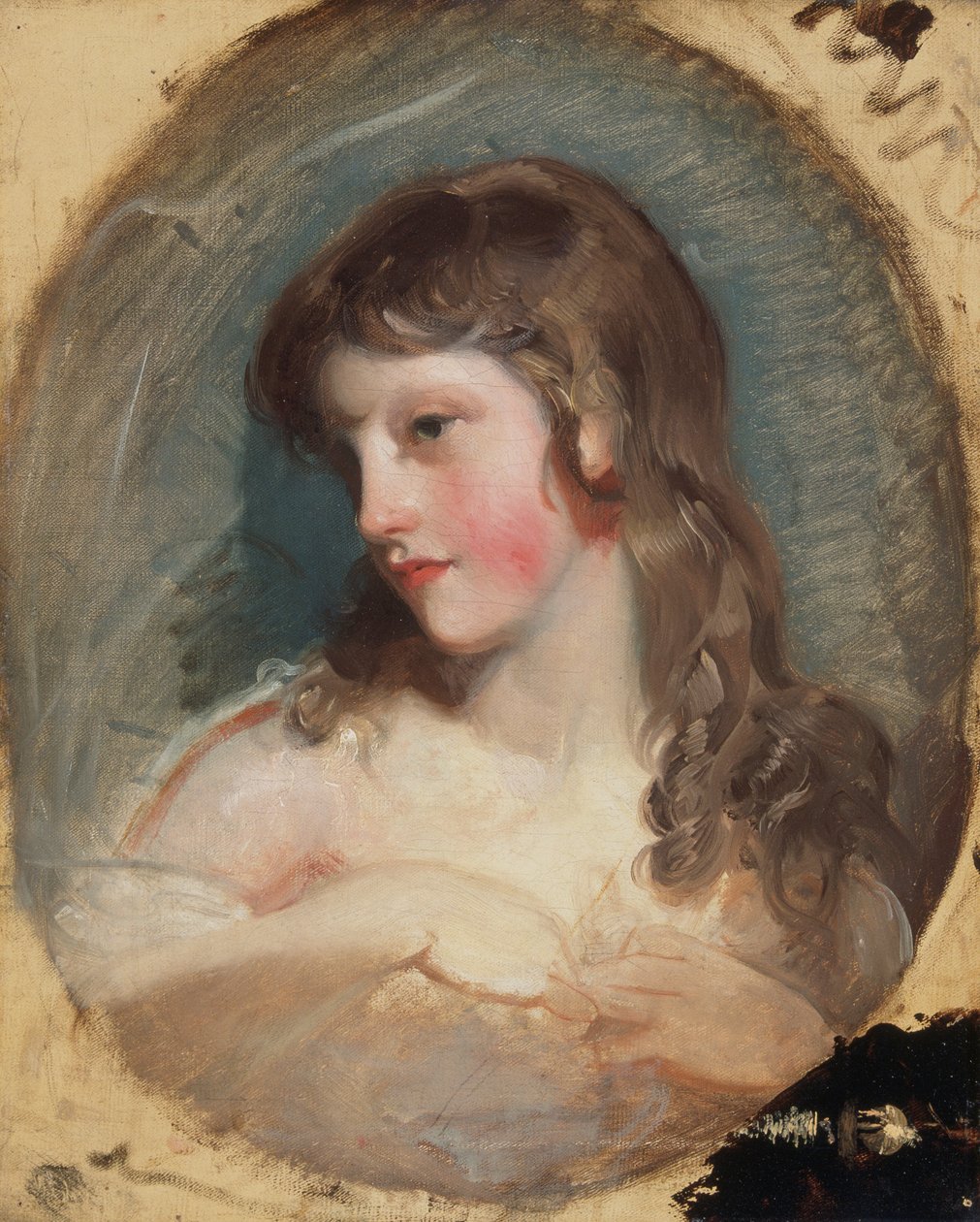 Studie af en pige, c1800. af Thomas Lawrence