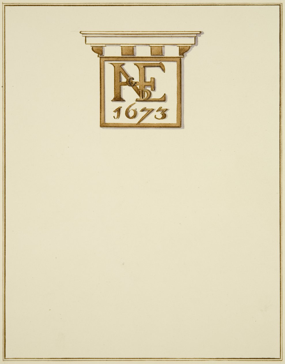 Frise af skorstensstykke i gammelt hus af Thomas Leeson the Elder Rowbotham