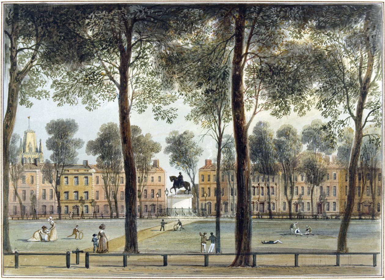 Queen Square, med udsigt til sydøst af Thomas Leeson the Elder Rowbotham