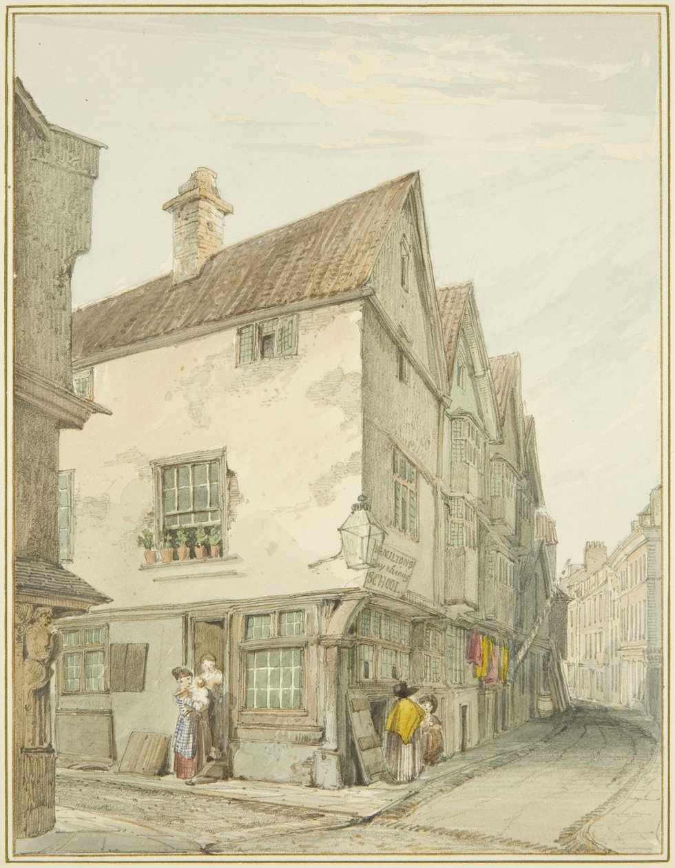 Hjørnet af Castle Green af Thomas Leeson the Elder Rowbotham