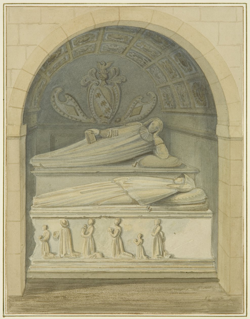 Tomb of Hugh Brown i Churchyard of St John