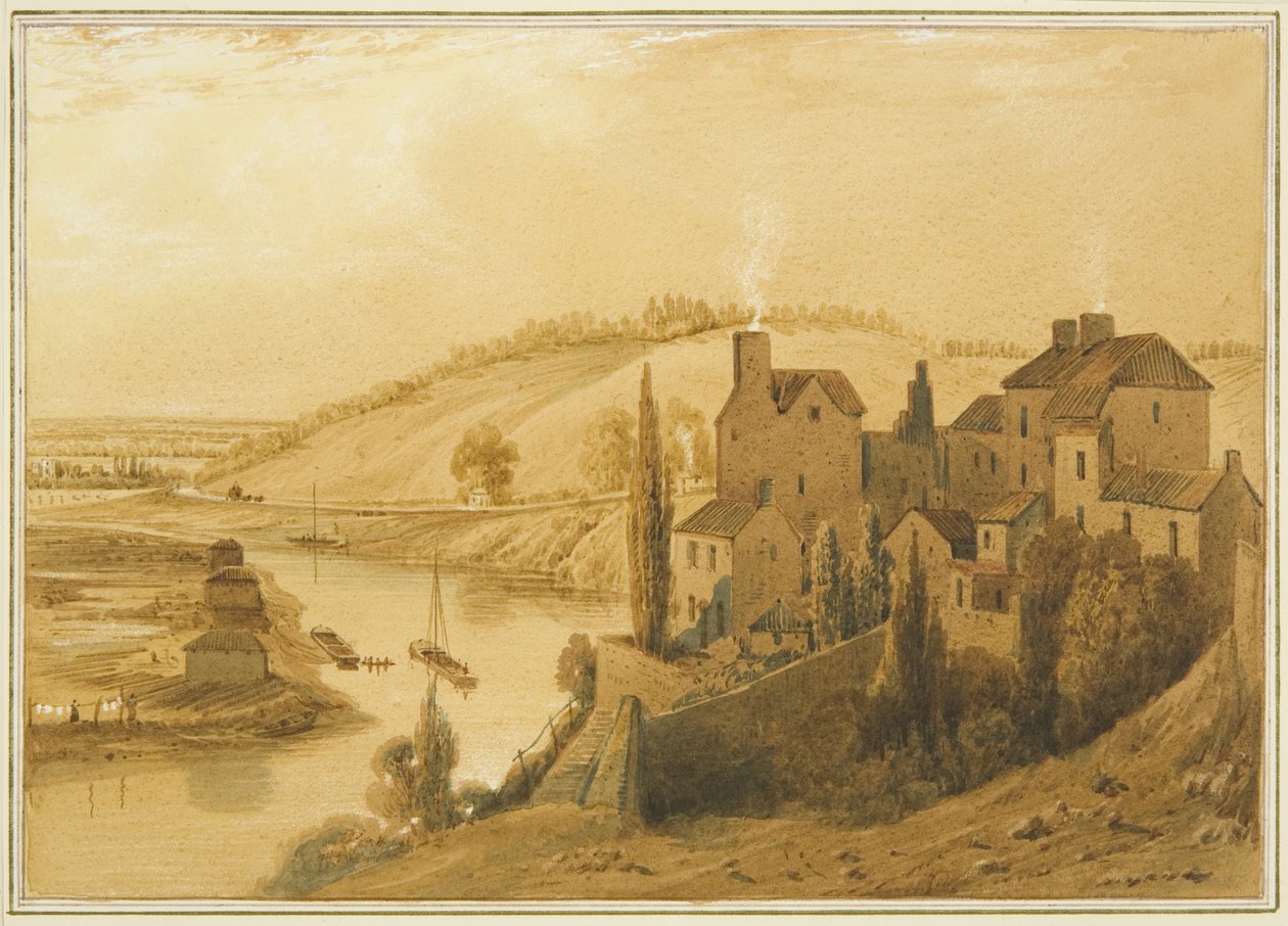 Totterdown, der viser Knowle Hill, Bath Road og Brislington Turnpike af Thomas Leeson the Elder Rowbotham