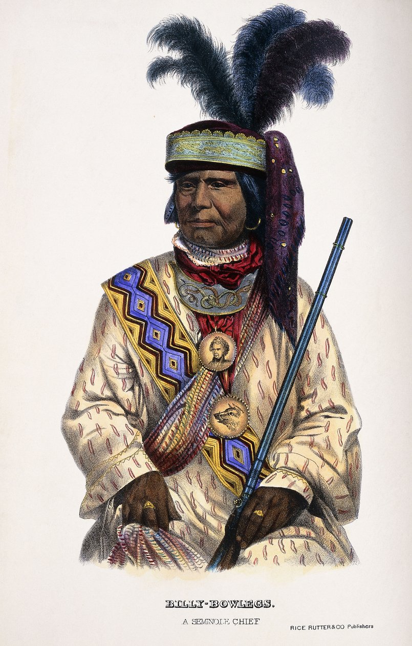 Billy-Bowlegs, A Seminole Chief, 1899dani af Thomas Loraine McKenney