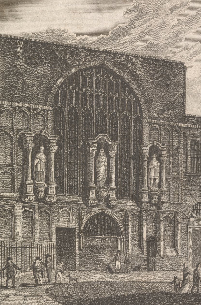 Udsigt over St. Magdelens kapel, Guildhall af Thomas Lord Busby