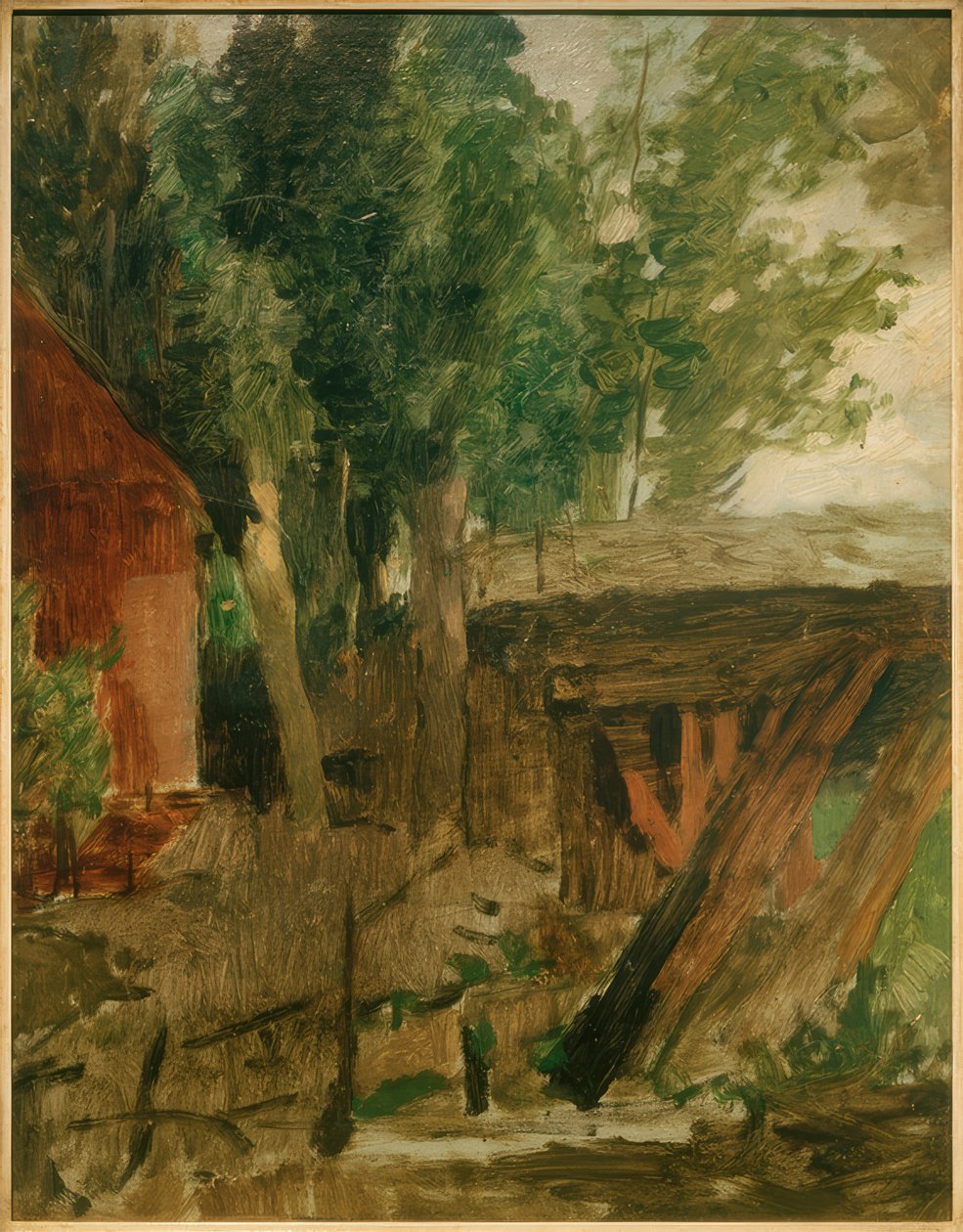 Gammel vandmølle af Thomas Ludwig Herbst