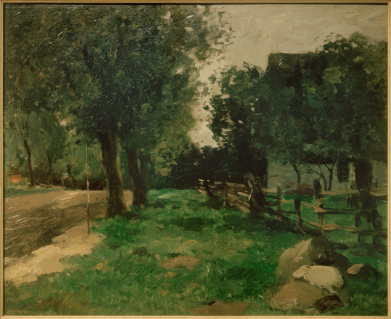 Dorfstraße af Thomas Ludwig Herbst