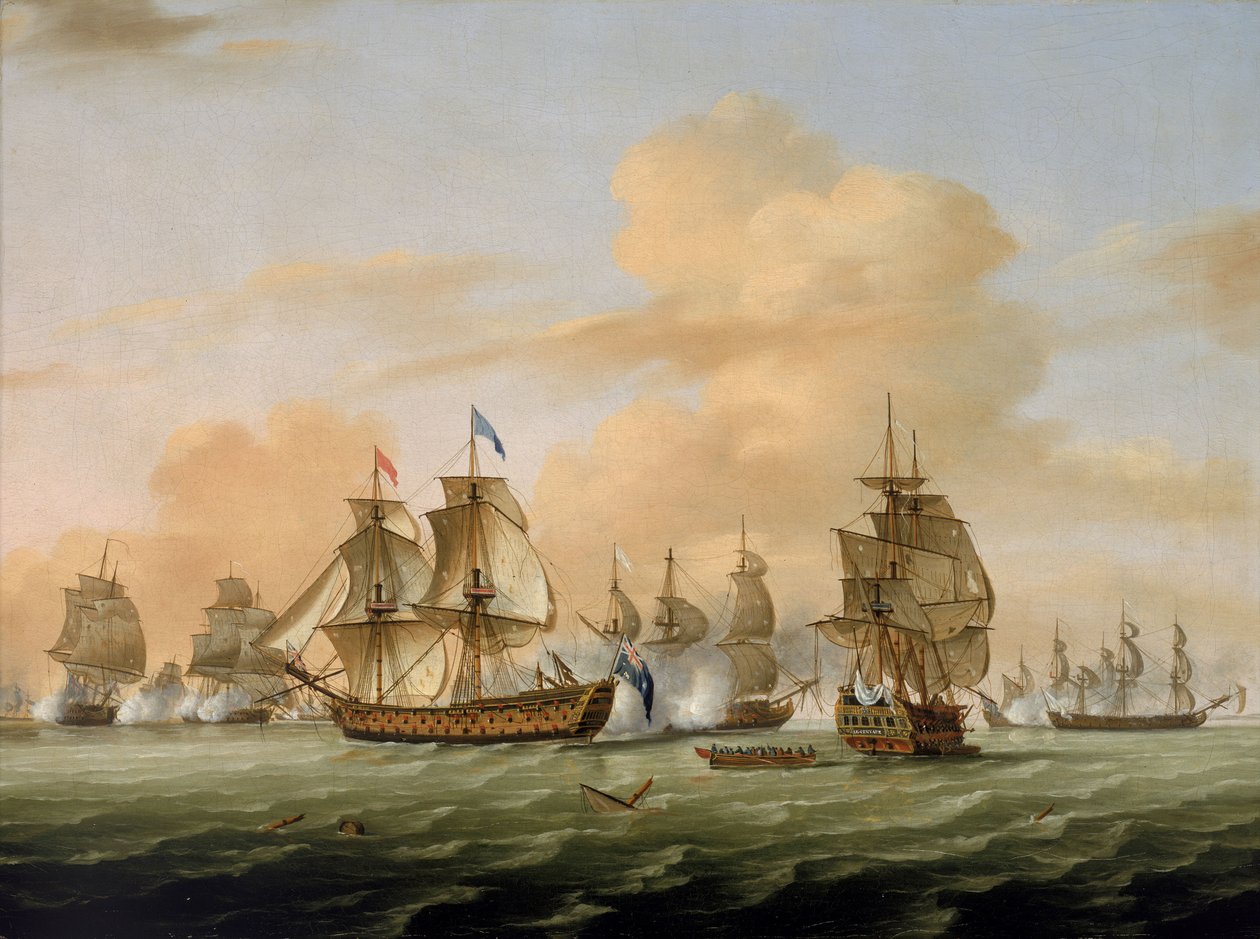 Slaget om Lagos af Thomas Luny