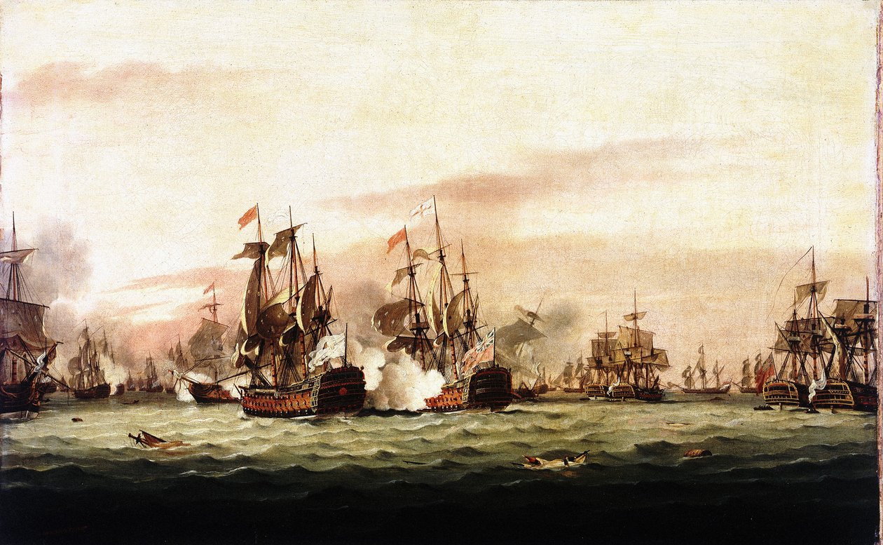 Kampen om de hellige af Thomas Luny