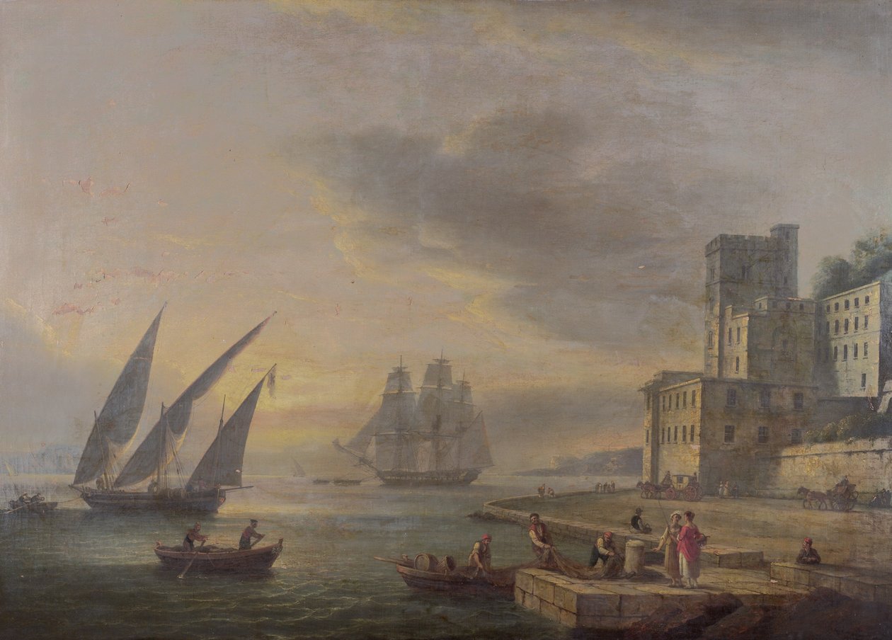 Napoli-bugten fra Posillipo, ca. 1829 af Thomas Luny