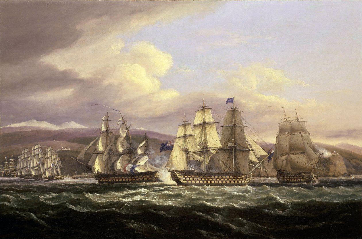 Belejringen af Toulon af Thomas Luny