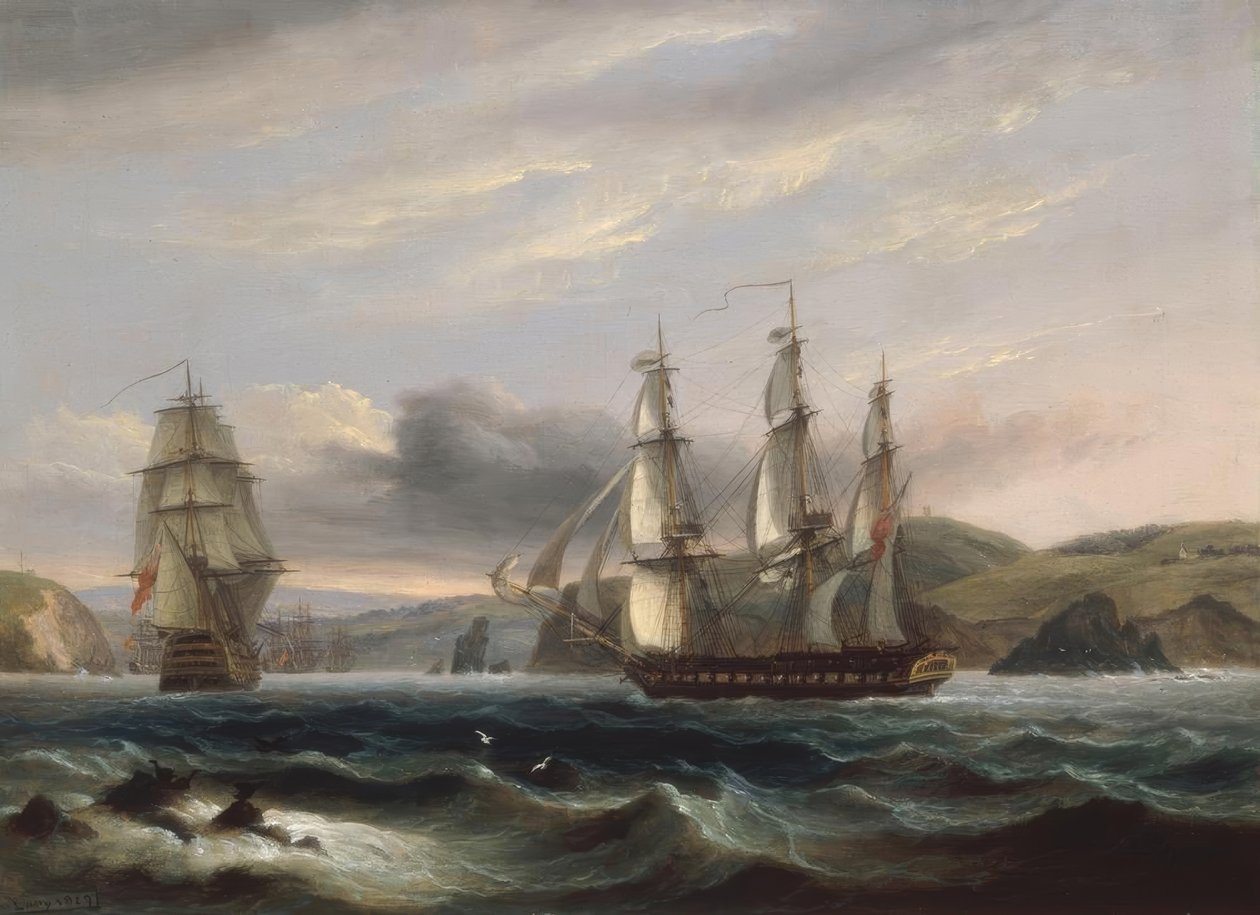 Se op af Teign af Thomas Luny