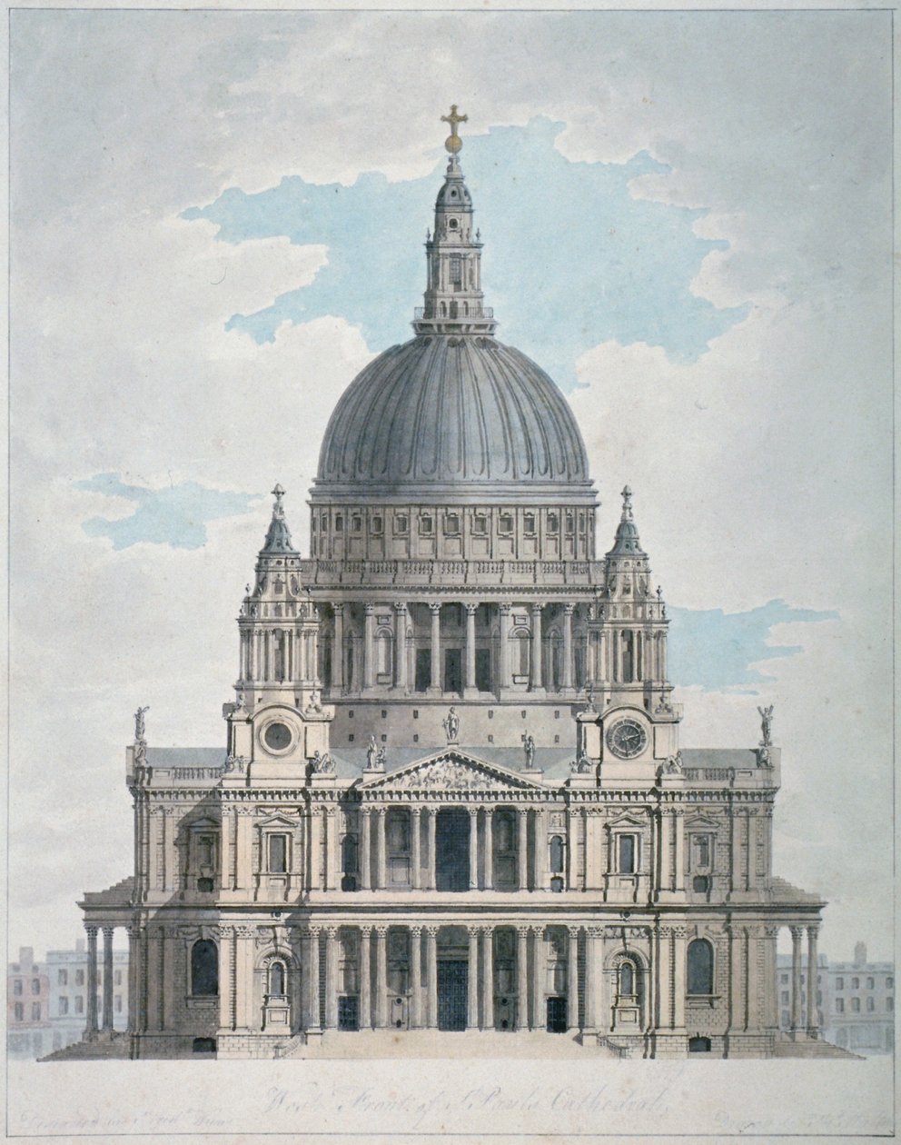 Vestfronten af St Paul