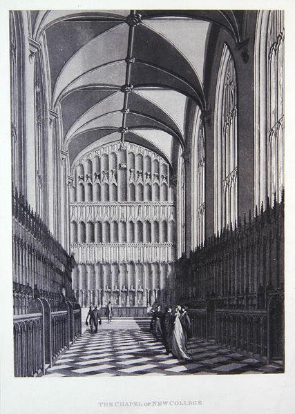 Nyt College Kapel af Thomas Malton Jnr.