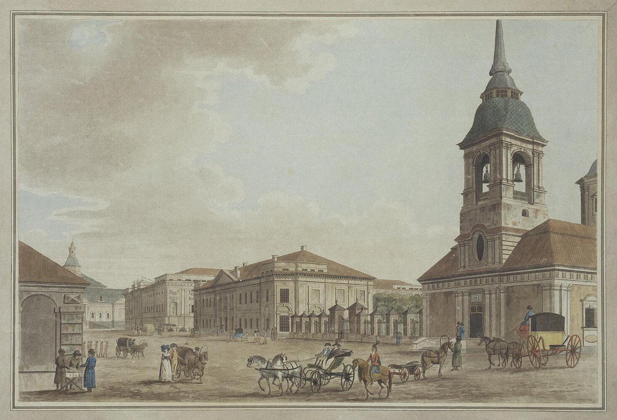 Liteyny Avenue i St. Petersborg, 1790 af Thomas Malton the Elder
