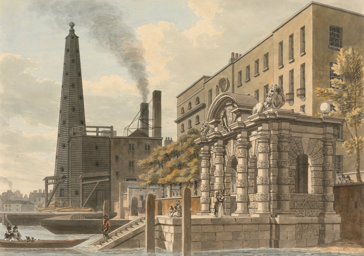 York Water Gate af Thomas Malton the Younger