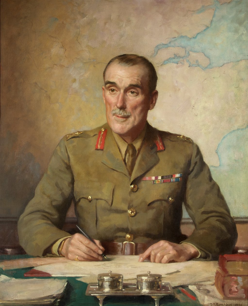 Brigadegeneral John Hay Beith (pennenavn: Ian Hay) (olie på lærred) af Thomas Martine Ronaldson