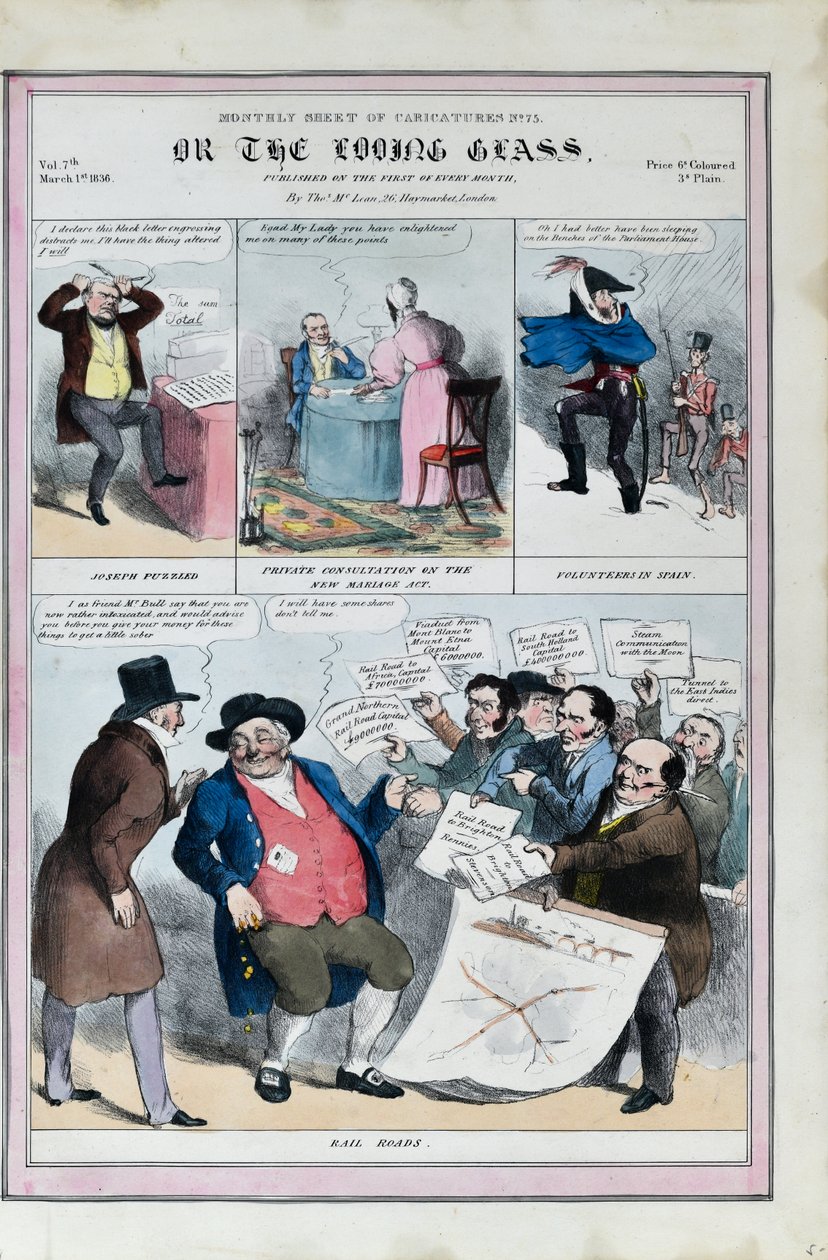 Månedsblad med karikaturer nr. 75. Eller spejlet af Thomas McLean
