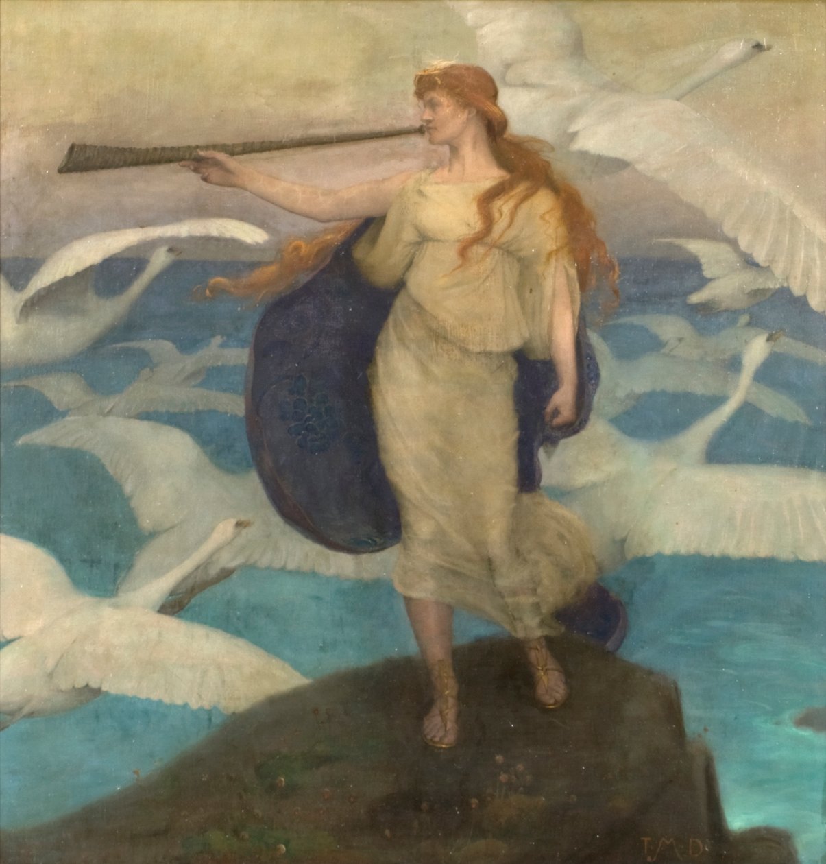Vinterens Herald af Thomas Millie Dow