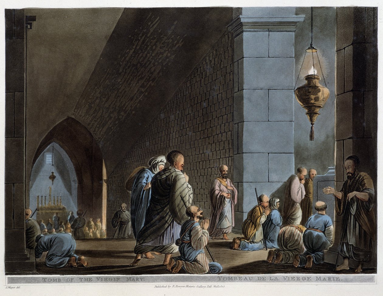 Jomfru Marias grav. I "" Visninger i Egypten" af Thomas Milton