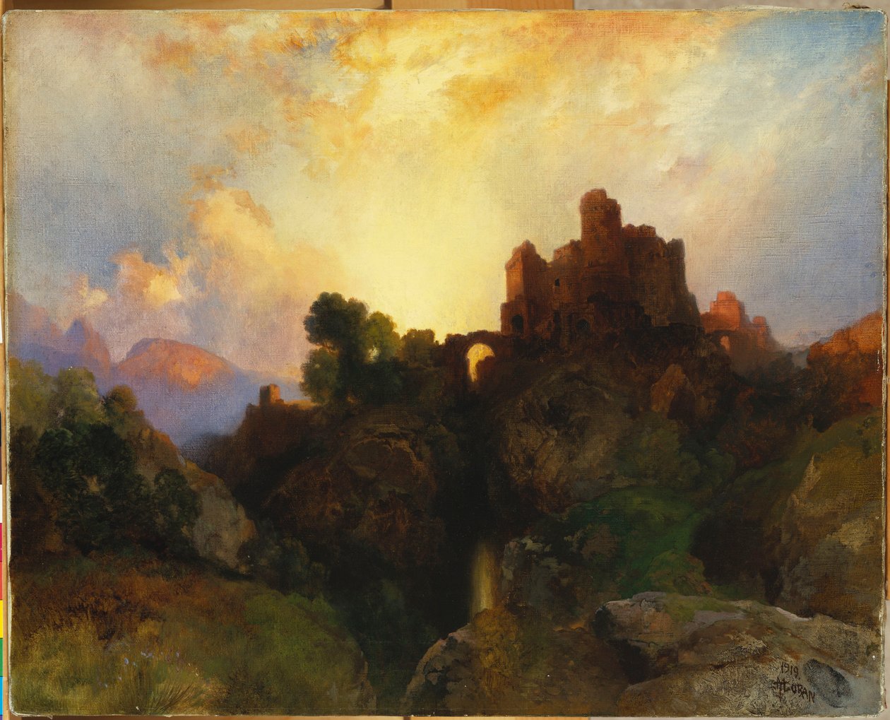 Caledonia, Stern and Wild, 1919 af Thomas Moran
