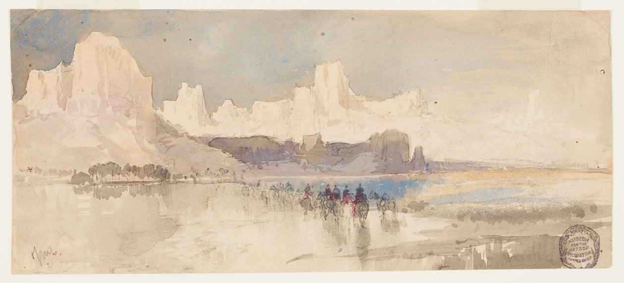 Canyon of the Rio Virgin, South Utah af Thomas Moran