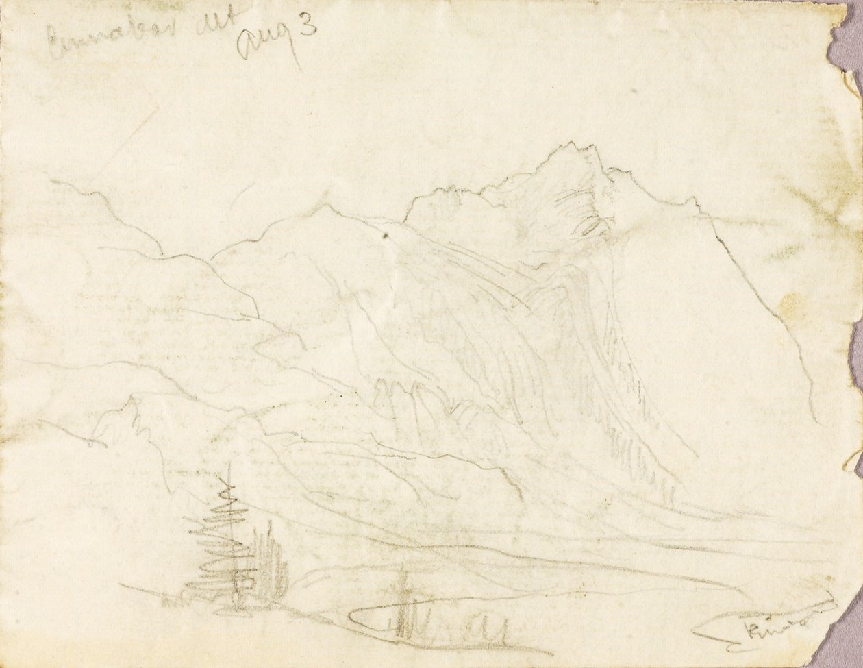 Cinnabar Mt. af Thomas Moran