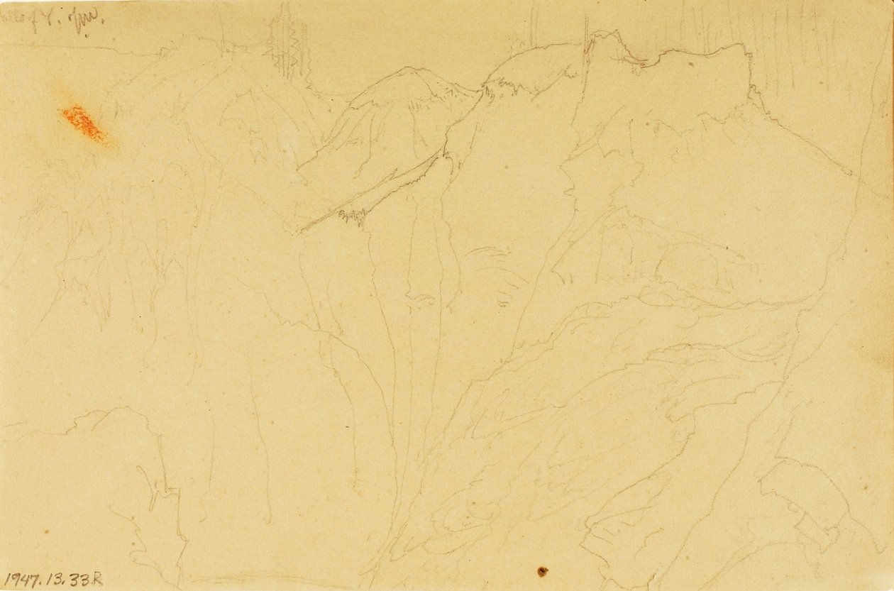 Vandfaldene i Yellowstone af Thomas Moran