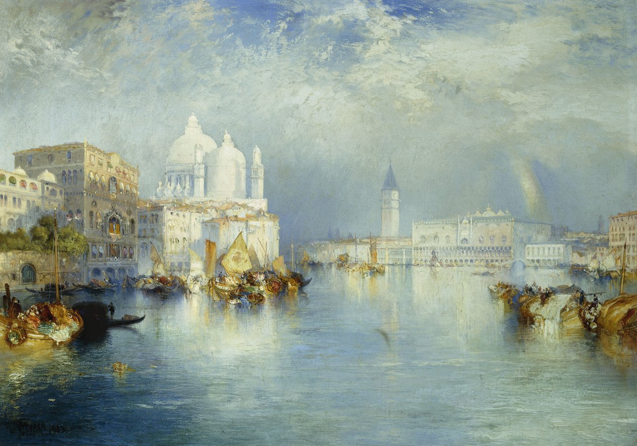 Canal Grande, Venedig, 1903 af Thomas Moran