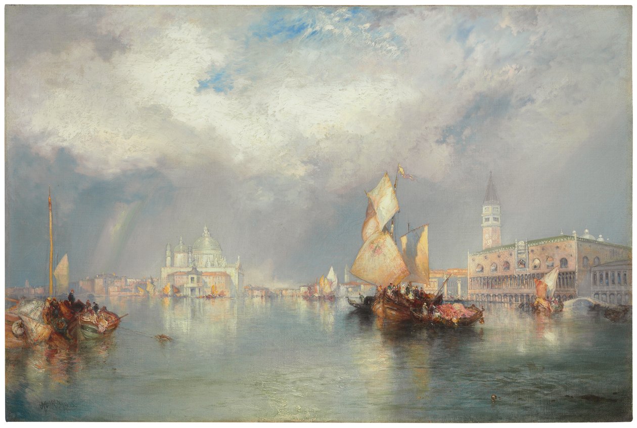 Canal Grande, Venedig, 1905 af Thomas Moran