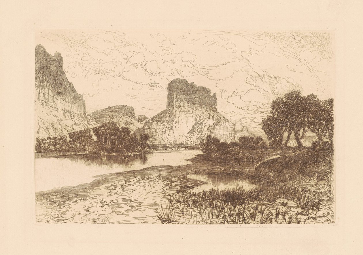 Green River, Wyoming-territoriet af Thomas Moran